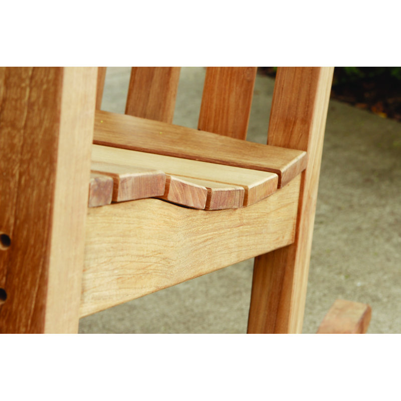 Brittany Teak Outdoor Rocking Armchair