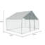 Poulailler en métal 10 * 6 * 6Ft - Une solution pratique pour les propriétaires de volaille