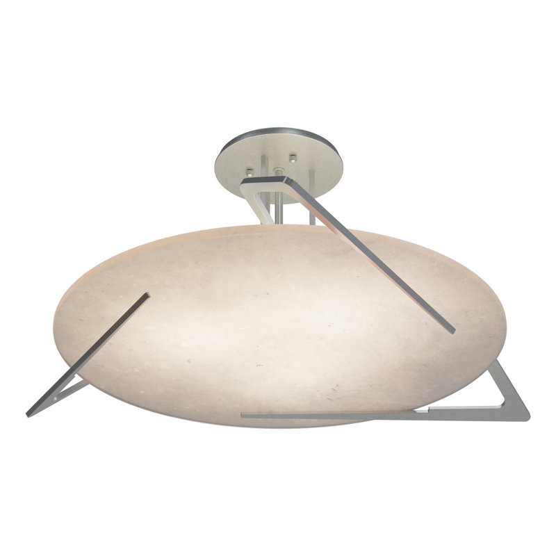 Callisto Semi Flush Mount, Vintage Platinum