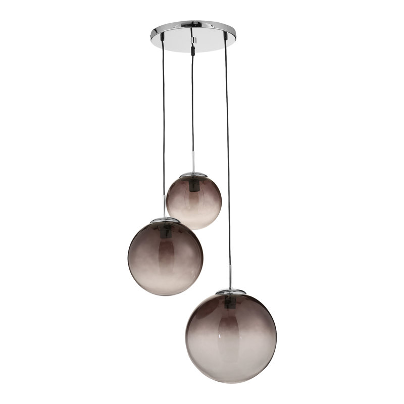 Greenway 3-Light Cluster Pendant, Grey