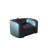 Black semi circular arc  negotiating sofa