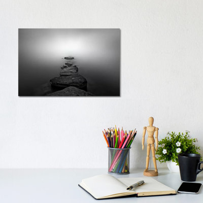 Stones Ii by Joaquin Guerola - Wrapped Canvas Print
