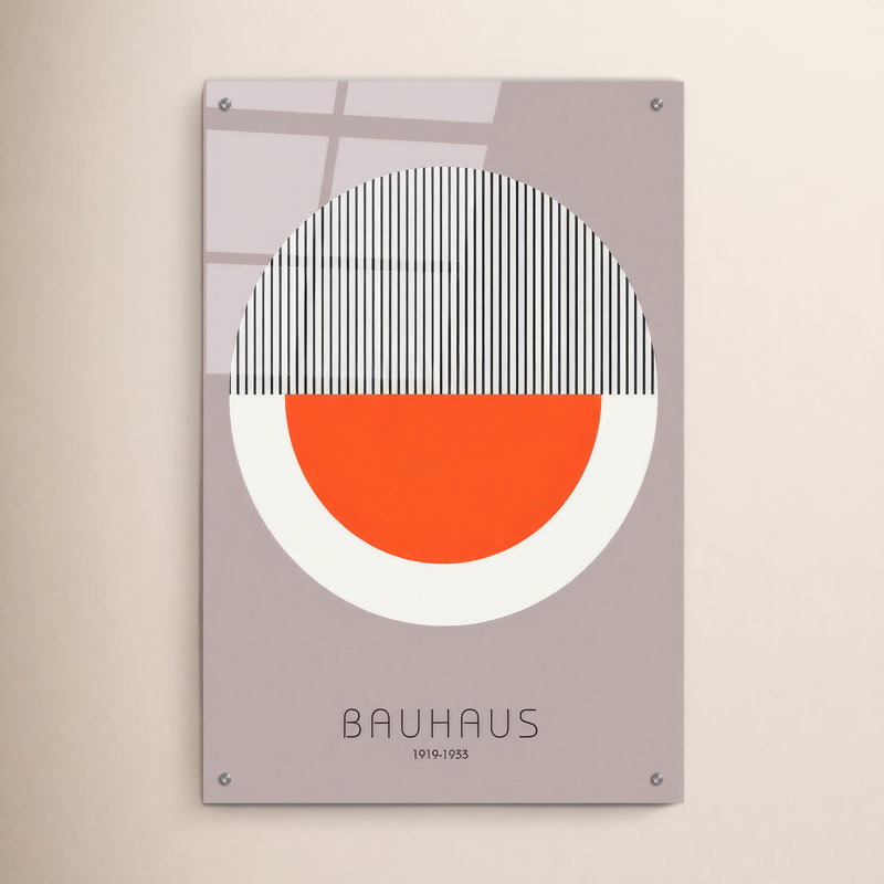 Bauhaus 9 par - impression sans cadre, L 24 po x H 36 po