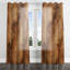 Neenah Brown Tree Bark Essence V - Rideau à œillets moderne - Velours obscurcissant - 1 panneau-885337242-885970251