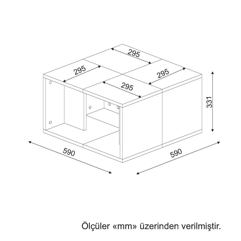 Pill Solid Coffee Table