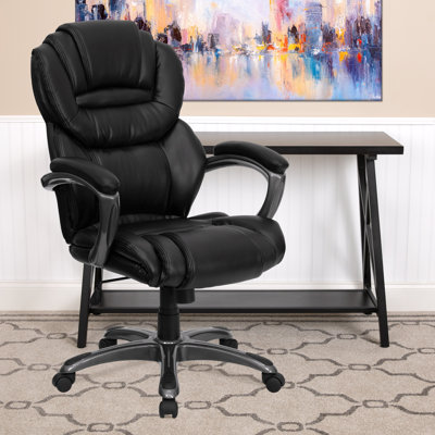  Fauteuil de bureau ergonomique pivotant à haut dossier avec siège superposé