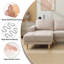 2-Piece 90" Upholstered L-Shaped Chenille Corner Sofa -2010216027