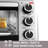 BLACK+DECKER 4-Slice, Stainless Steel Toaster Oven with EvenToast Technology and 30-Minute Timer