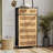 Kirklan 7 Drawer Storage Chest, Black/Nature-942523414