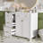 36"Freestanding Bathroom Vanity with Ceramic Sink-744403773