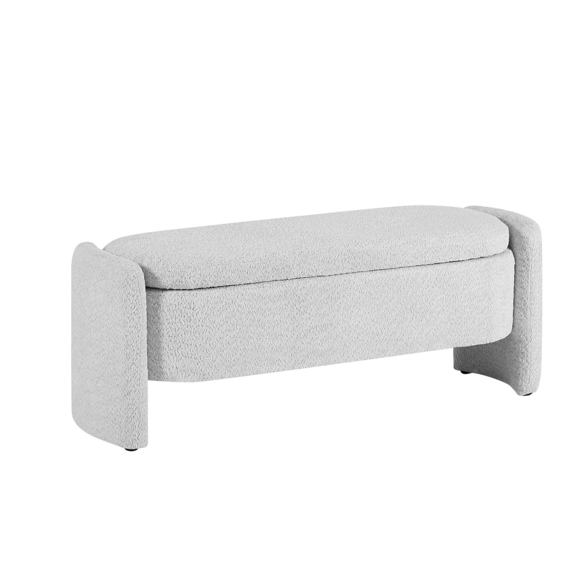 STYLISH 100% Polyester Upholstered Bench | Wayfair