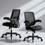 Chaise de bureau ergonomique robuste avec support lombaire et accoudoirs rabattables-1216534032-1217337732