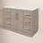 Kamila 48'' Single Bathroom Vanity with Carrara Marble Top-209933316