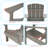 Patio Adirondack Chair Plastic Single Chairs, Lawn and Garden Chair Fire Pit Outdoor Lounge Chair for Backyard Deck-628169874