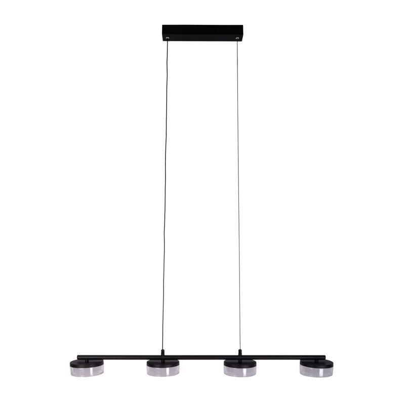 Bronc 4 - Light Matt Black LED Kitchen Island Pendant