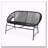 OUTDOOR PATIO WICKER LOVE SEAT-799755635