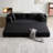 Cozyon Contemporary Minimalist Futon Sofa Bed With Chenille Fabric And High-Density Foam-116387932