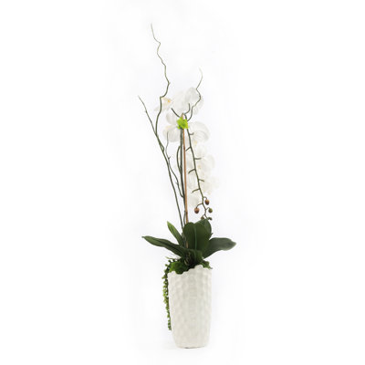 Orchid Faux Floral in Vase