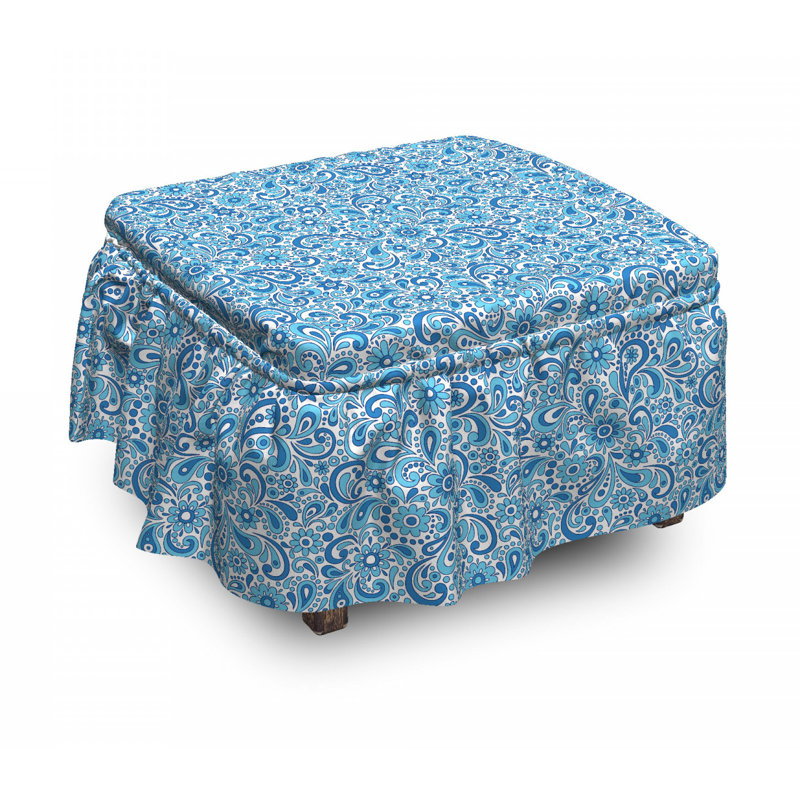 Housse pour repose-pieds repose-pieds shabby
