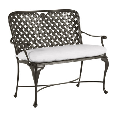 Provance Aluminum Bench - Slate Gray