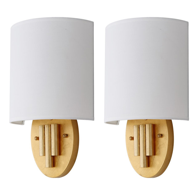 Arthur Iron Flush Mounted Sconce, Gold