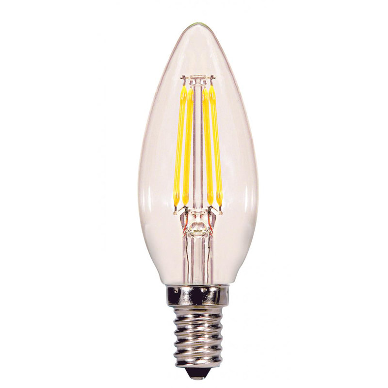 40 Watt Equivalent B11 E12/Candelabra Dimmable 2700K LED Bulb