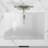 21" L x 14" W Rectangular Ceramic Undermount Bathroom Sink with Overflow-108211505