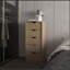 Commode à 5 tiroirs pour chambre de bébé et chambre à coucher Olijato