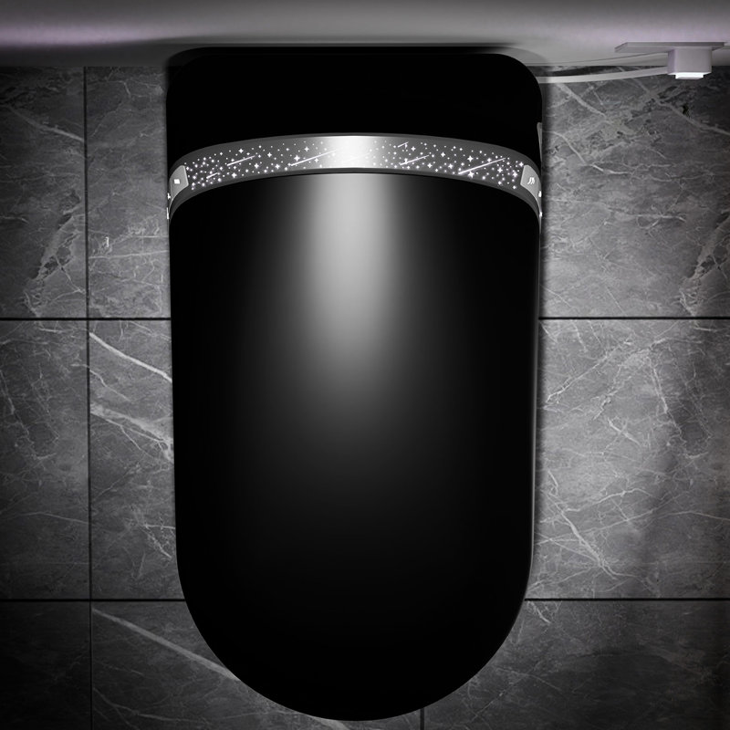 Starry Night - Enabled Smart Toilet, Bidet Built In, Auto Open/Close Seat Lid, Foot Sensor For Flush, Led Display, Multiple Washing Modes, Warm Water & Dryer In Bathroom Setup Bathroom's In Bidet,