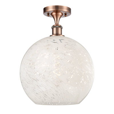 Plafonnier semi-encastré 1 lumière Ballston - Adreann