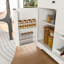 Buffet 54 "avec armoire de rangement et tablette ajustable Farmhouse