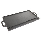 Starcraft 9 in. Cast Iron Rectangular Grill and Griddle Pan