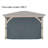 APEX GARDEN Polyester Side Wall for Gazebo-87941952