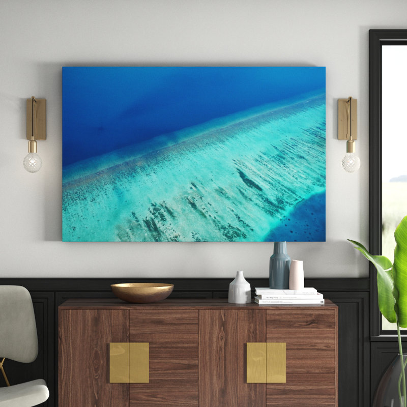 Water Layers - Wrapped Canvas Print, 101 cm H x 152 cm W x 3.81 cm D