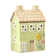 Pale Green Ceramic House Led  Ornament