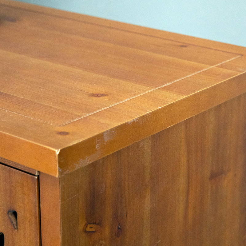 Ewalt Accent Chest, Brown, 34.3" H x 31.5" W x 15" D