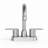 Double Handle High-Arc Centerset Bathroom Faucet(Set of 2)-128613751