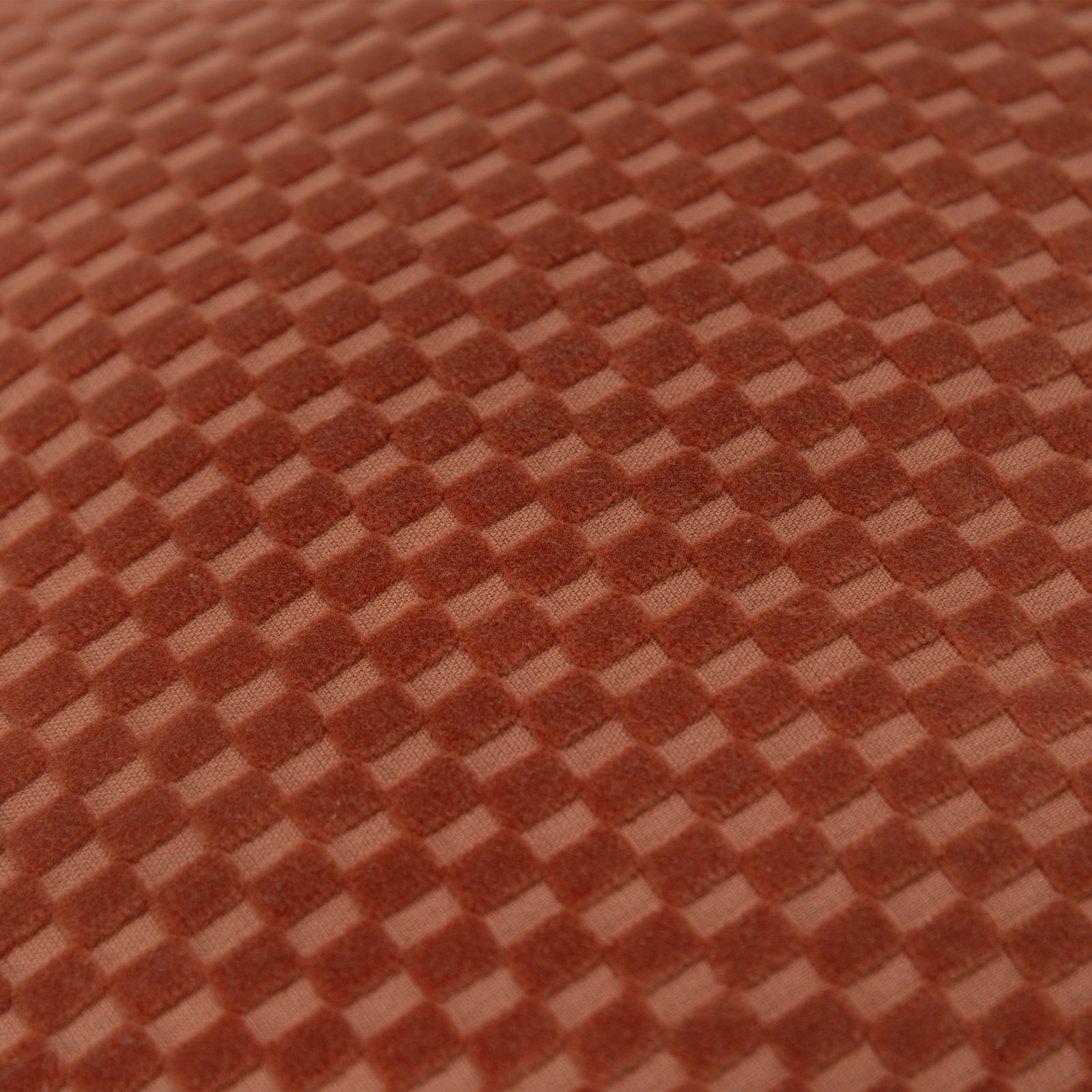Zoya Textured Cotton Throw Pillow, Terracotta