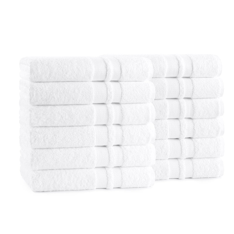 Magellan Bath Towel 27x54 White (12/Pack)