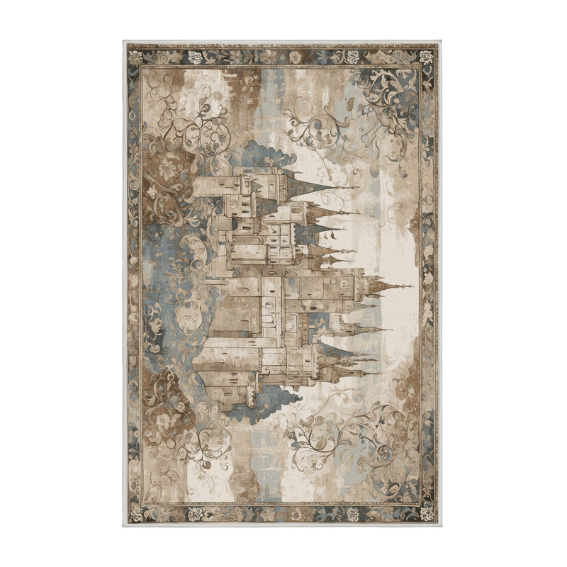 Tapis Fired Spires, Rectangulaire 2 pi x 3 pi