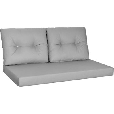 Outdoor 4" Replacement Loveseat Cushion Set, Deep Seat and Backrest Cushion Set by Latitude Run