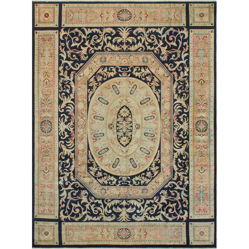 Tapis bleu marine Pak-Persian Demet
