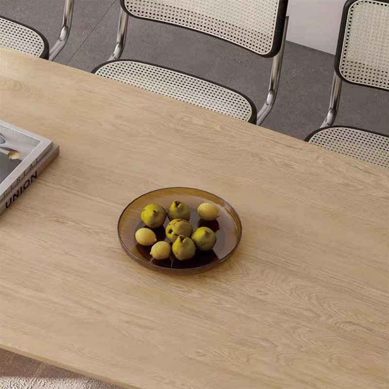 Solid wood aesthetic dining table, 29.52"H x 62.99"L x 27.55"W