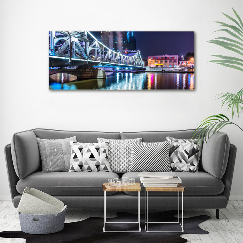 Shanghai Bridge - Wrapped Canvas Print