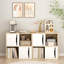 Armoire de rangement moderne en bois avec portes coulissantes