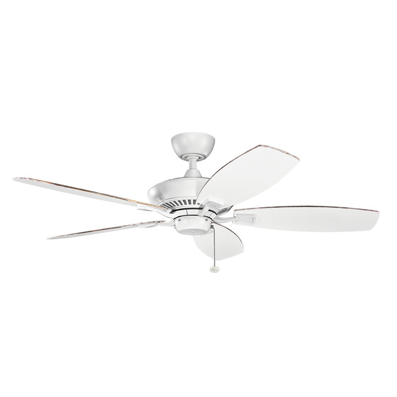 Ventilateur de plafond Kichler Canfield, Blanc mat