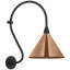 Thomas O'Brien, "Academy 15" Larrabee Barn Light in Matte Black with 9" White Conical Savannah Shade-1013252217-1013252221