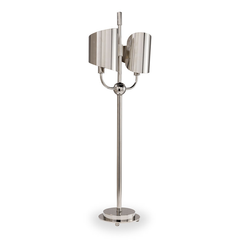 Quinton Table Lamp, Polished Nickel