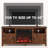 58" W Farmhouse TV Stand Fireplace-1932876990