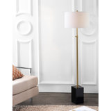 Claude 65'' Brass Gold Traditional Floor Lamp